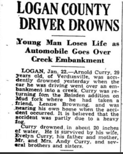 Arnold Curry news of death