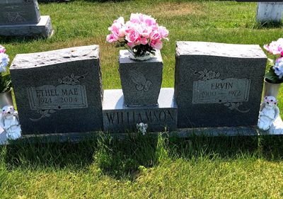 Ervin Williamson Headstone Forest Lawn Cemetery, Logan, WV